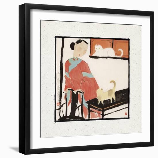 Looking at Each Other-Hu Yongkai-Framed Giclee Print