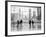 Looking at Ground Zero, Lower Manhattan, NYC-Walter Bibikow-Framed Photographic Print