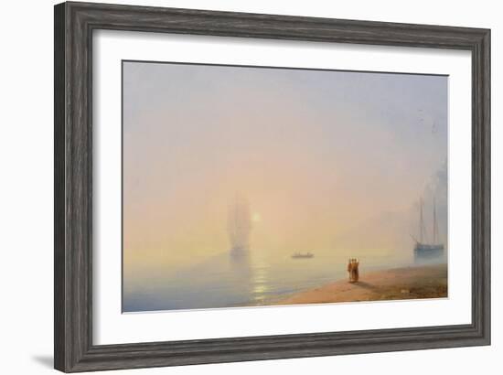 Looking at the Black Sea-Ivan Konstantinovich Aivazovsky-Framed Giclee Print