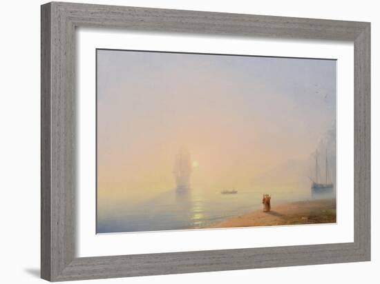 Looking at the Black Sea-Ivan Konstantinovich Aivazovsky-Framed Giclee Print