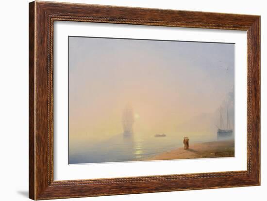 Looking at the Black Sea-Ivan Konstantinovich Aivazovsky-Framed Giclee Print