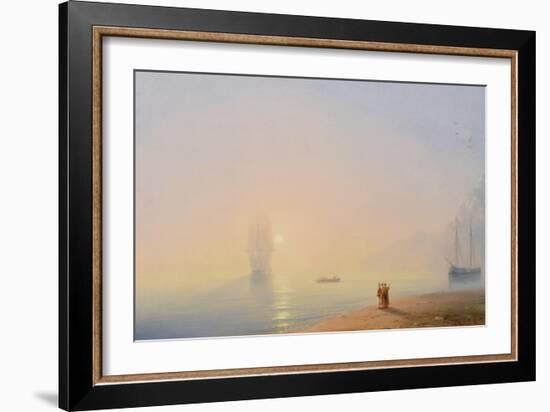 Looking at the Black Sea-Ivan Konstantinovich Aivazovsky-Framed Giclee Print