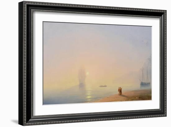 Looking at the Black Sea-Ivan Konstantinovich Aivazovsky-Framed Giclee Print