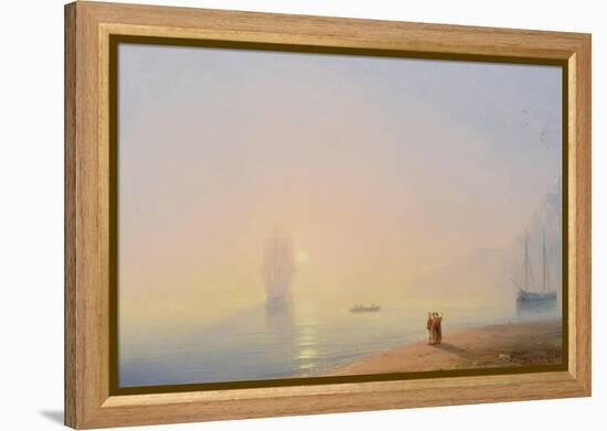 Looking at the Black Sea-Ivan Konstantinovich Aivazovsky-Framed Premier Image Canvas