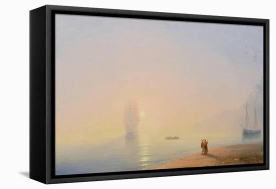 Looking at the Black Sea-Ivan Konstantinovich Aivazovsky-Framed Premier Image Canvas