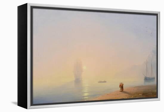 Looking at the Black Sea-Ivan Konstantinovich Aivazovsky-Framed Premier Image Canvas