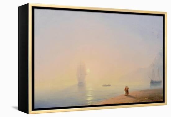 Looking at the Black Sea-Ivan Konstantinovich Aivazovsky-Framed Premier Image Canvas