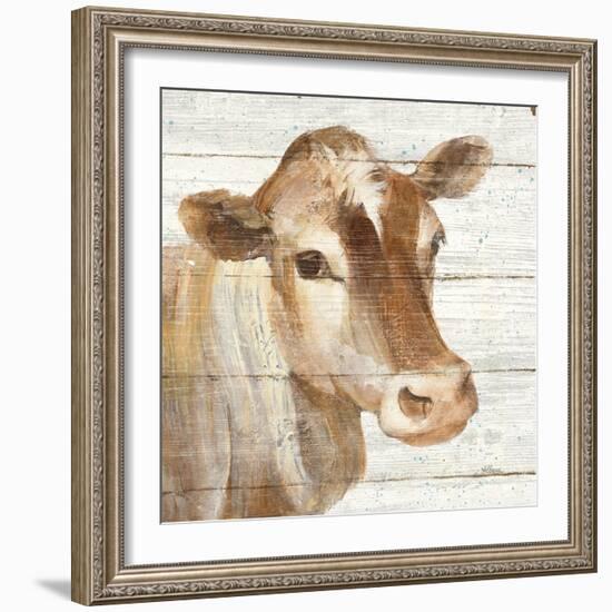 Looking at You I Shiplap-Albena Hristova-Framed Art Print