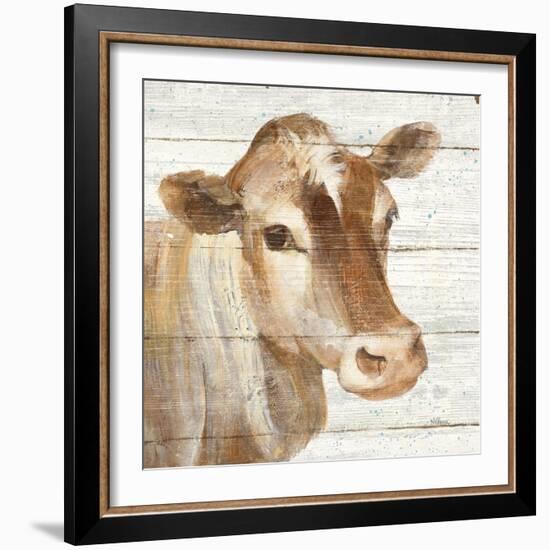 Looking at You I Shiplap-Albena Hristova-Framed Art Print