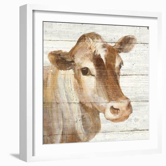 Looking at You I Shiplap-Albena Hristova-Framed Art Print