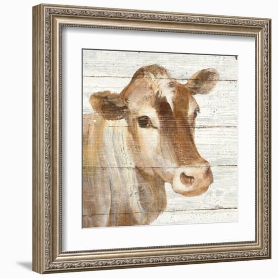 Looking at You I Shiplap-Albena Hristova-Framed Art Print