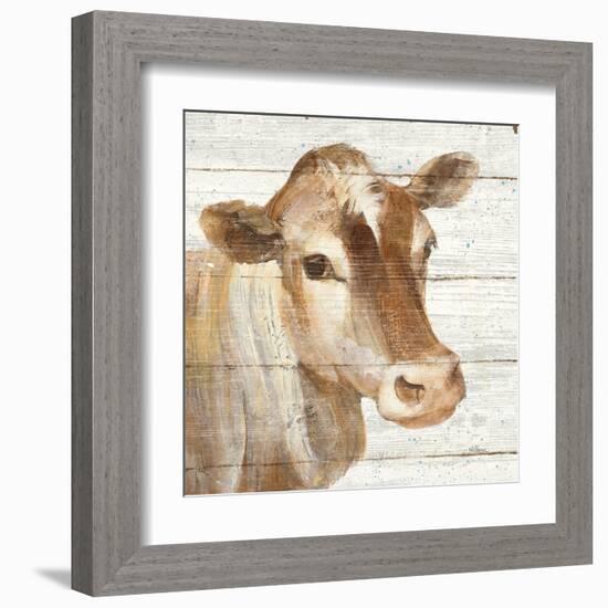 Looking at You I Shiplap-Albena Hristova-Framed Art Print