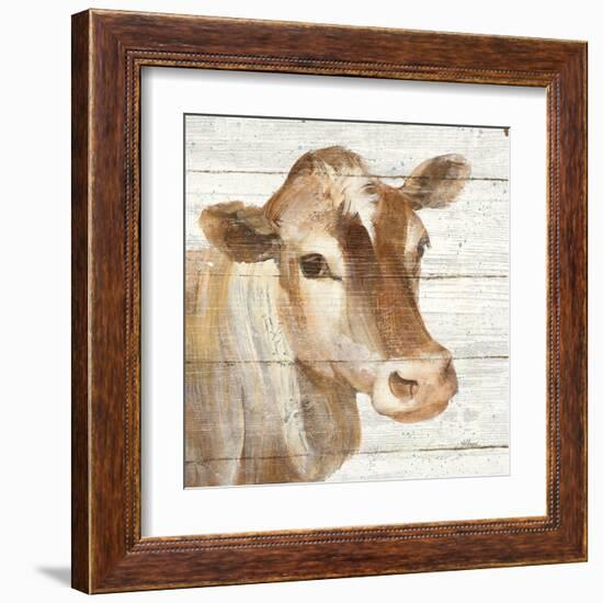 Looking at You I Shiplap-Albena Hristova-Framed Art Print