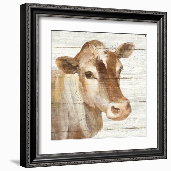 Looking at You I Shiplap-Albena Hristova-Framed Art Print