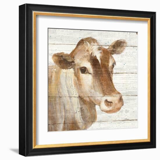 Looking at You I Shiplap-Albena Hristova-Framed Art Print