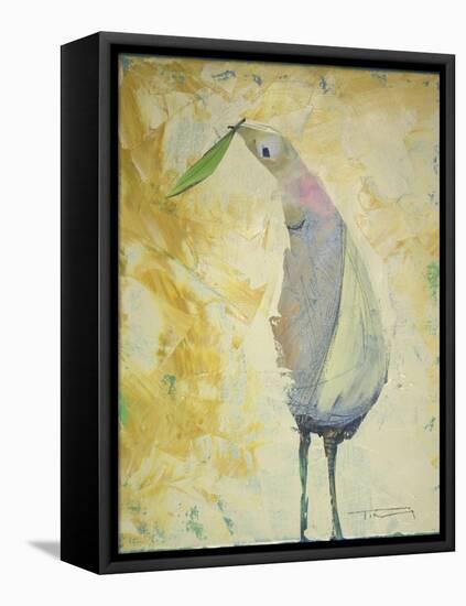 Looking Back Peace Bird-Tim Nyberg-Framed Premier Image Canvas