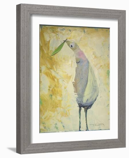 Looking Back Peace Bird-Tim Nyberg-Framed Giclee Print