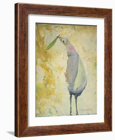 Looking Back Peace Bird-Tim Nyberg-Framed Giclee Print