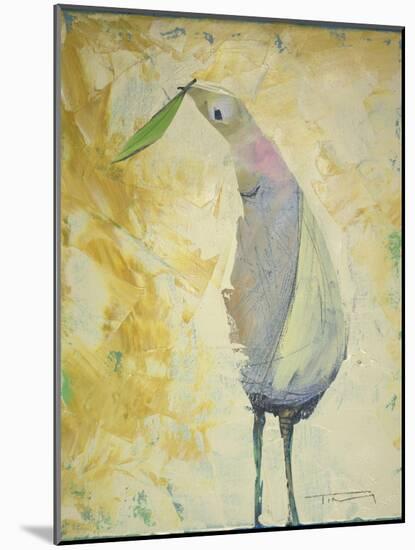 Looking Back Peace Bird-Tim Nyberg-Mounted Giclee Print