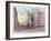 Looking Down Broad Street from Wall in 1873, Illustration from 'Old New York, Yesterday and Today…-American School-Framed Giclee Print