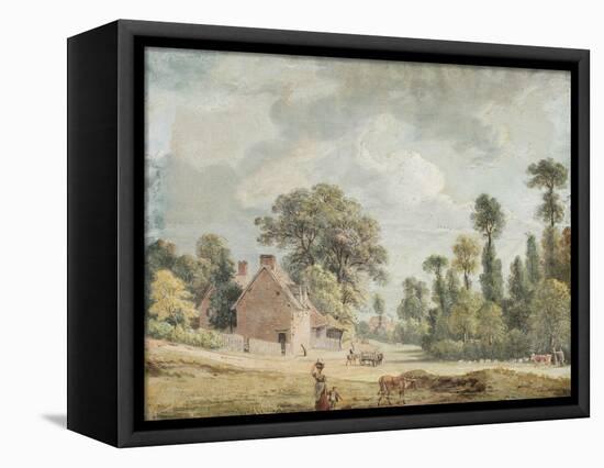 Looking Down Egham Hill-Paul Sandby-Framed Premier Image Canvas