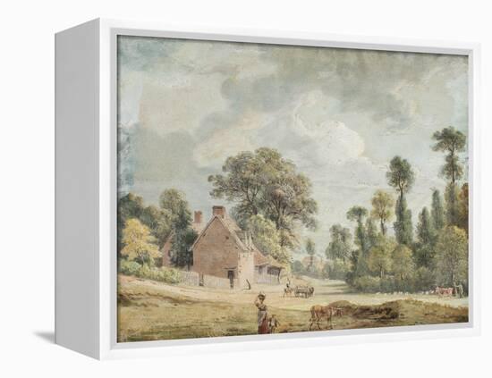 Looking Down Egham Hill-Paul Sandby-Framed Premier Image Canvas