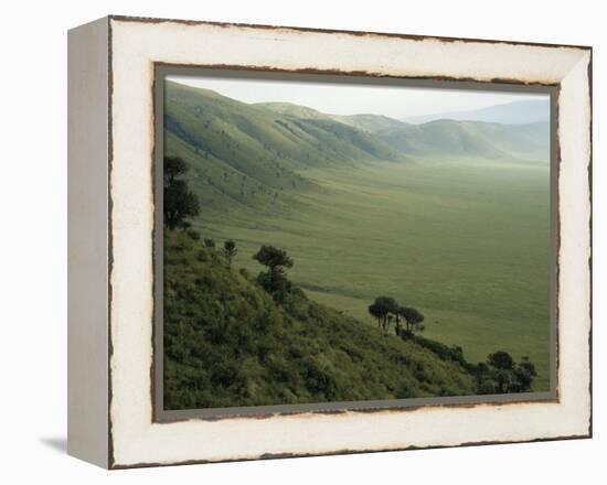 Looking Down into Ngorongoro Crater, Tanzania, East Africa, Unesco World Heritage Site-Staffan Widstrand-Framed Premier Image Canvas