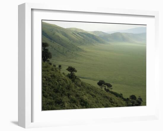 Looking Down into Ngorongoro Crater, Tanzania, East Africa, Unesco World Heritage Site-Staffan Widstrand-Framed Photographic Print