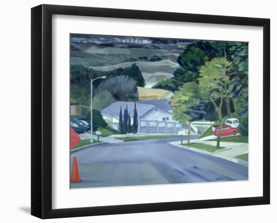 Looking Down My Street, 2000-Howard Ganz-Framed Giclee Print