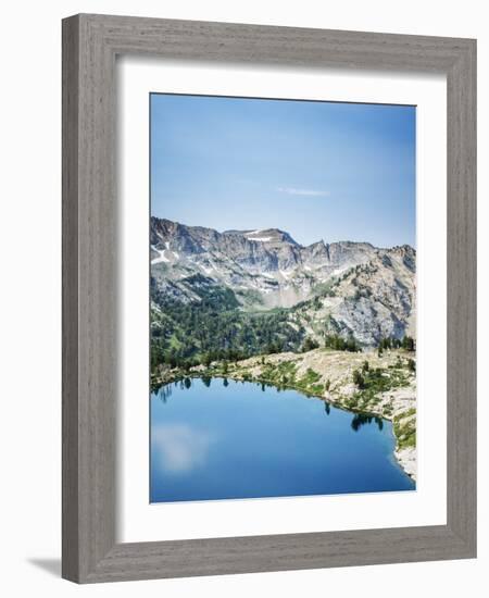 Looking Down On Liberty Lake From The The Ruby Crest National Recreation Trail-Ron Koeberer-Framed Photographic Print