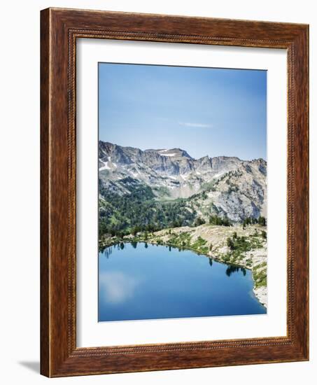 Looking Down On Liberty Lake From The The Ruby Crest National Recreation Trail-Ron Koeberer-Framed Photographic Print