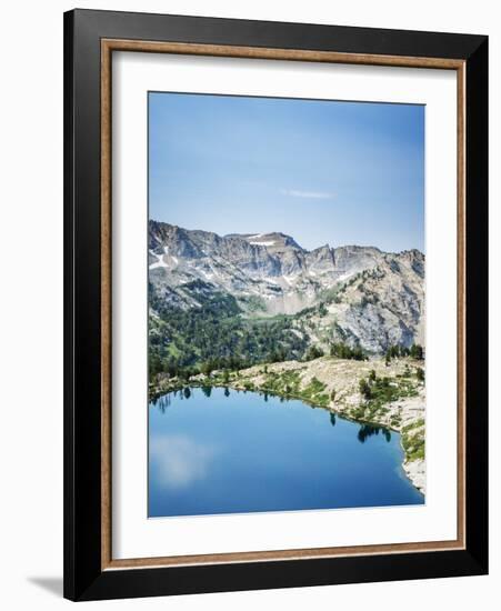 Looking Down On Liberty Lake From The The Ruby Crest National Recreation Trail-Ron Koeberer-Framed Photographic Print