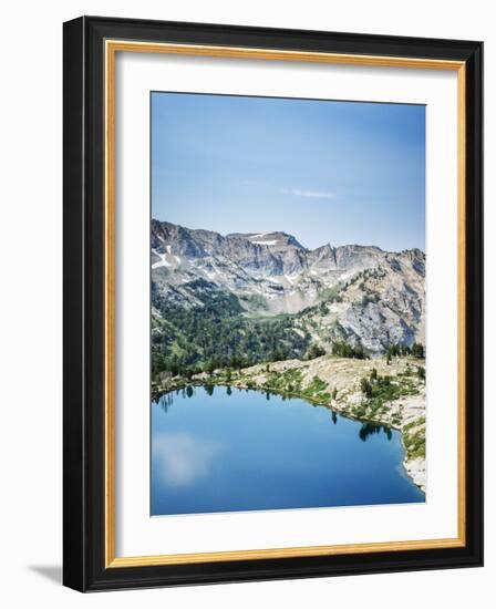 Looking Down On Liberty Lake From The The Ruby Crest National Recreation Trail-Ron Koeberer-Framed Photographic Print