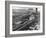 Looking Down on Railroad Yard at Union Station Showing Roundhouse Turntable-Alfred Eisenstaedt-Framed Photographic Print