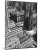 Looking Down on Saint Patrick's Cathedral, New York City-Alfred Eisenstaedt-Mounted Photographic Print