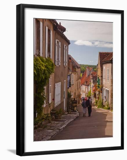 Looking Down the Main Street in Vezelay, Yonne, Burgundy, France, Europe-Julian Elliott-Framed Photographic Print