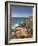 Looking Down to the Bedruthan Steps on the North Cornwall Coastline, Cornwall, England, UK, Europe-Julian Elliott-Framed Photographic Print