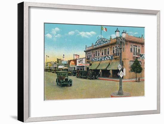 'Looking East on Second Street', c1939-Unknown-Framed Giclee Print