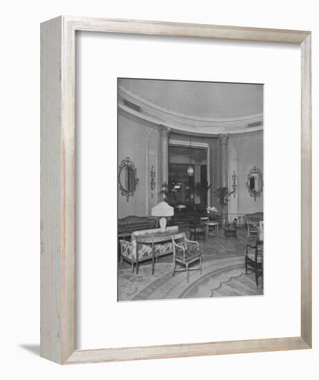 Looking from the Oval Palm Room into the Main Dining Room, Roosevelt Hotel, New York City, 1924-Unknown-Framed Photographic Print