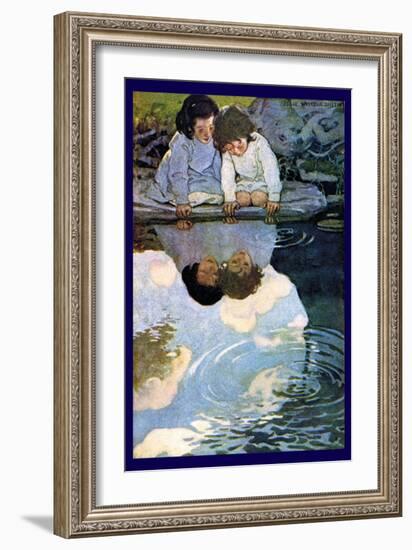 Looking-Glass River-Jessie Willcox-Smith-Framed Art Print