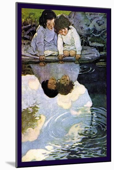 Looking-Glass River-Jessie Willcox-Smith-Mounted Art Print