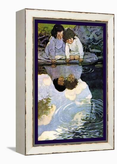 Looking-Glass River-Jessie Willcox-Smith-Framed Stretched Canvas