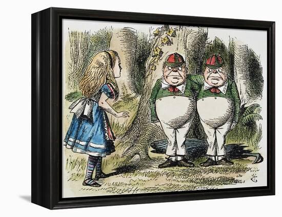 Looking Glass-John Tenniel-Framed Premier Image Canvas