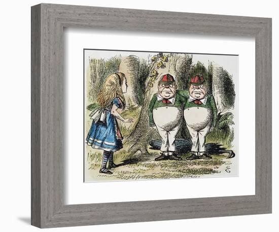 Looking Glass-John Tenniel-Framed Giclee Print