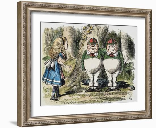 Looking Glass-John Tenniel-Framed Giclee Print