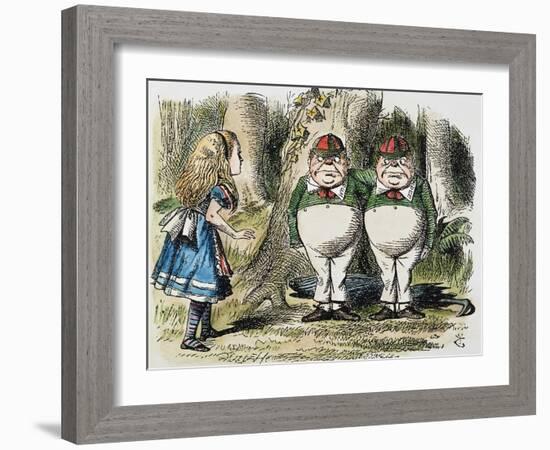 Looking Glass-John Tenniel-Framed Giclee Print