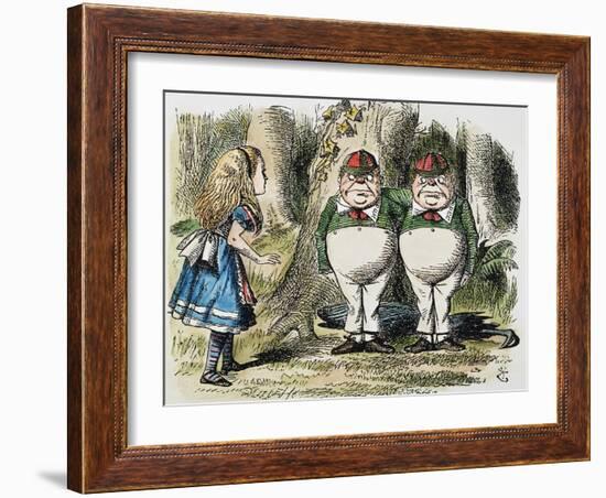 Looking Glass-John Tenniel-Framed Giclee Print