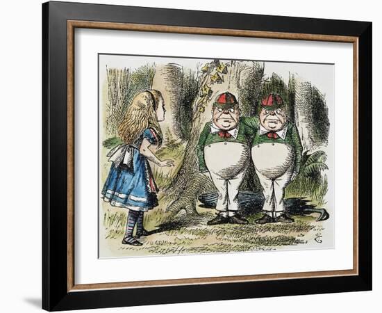 Looking Glass-John Tenniel-Framed Giclee Print