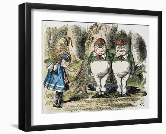 Looking Glass-John Tenniel-Framed Giclee Print