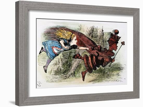 Looking Glass-John Tenniel-Framed Giclee Print